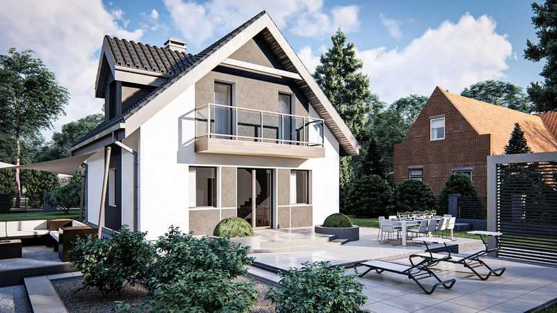 Projekt FDPL-Z1D — dom 111 m²