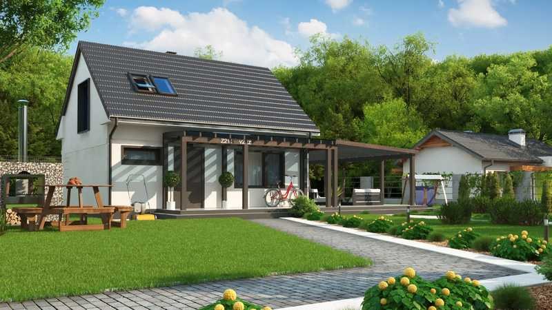 Projekt FDPL-Z211 v2 tz — dom 94 m²