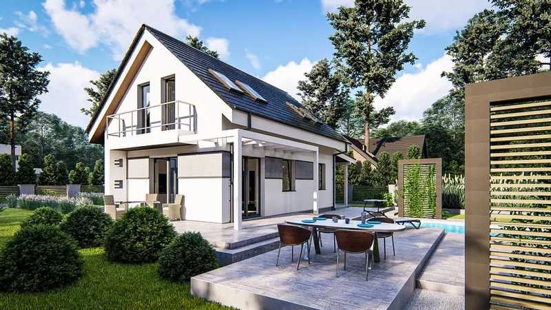 Projekt FDPL-Z216 — dom 100 m²