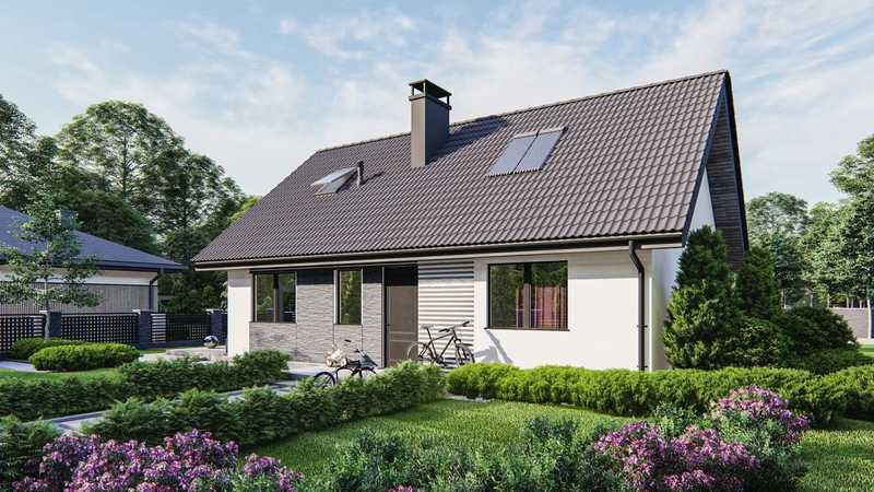 Projekt FDPL-Z255 D a 40 sd — dom 141 m²