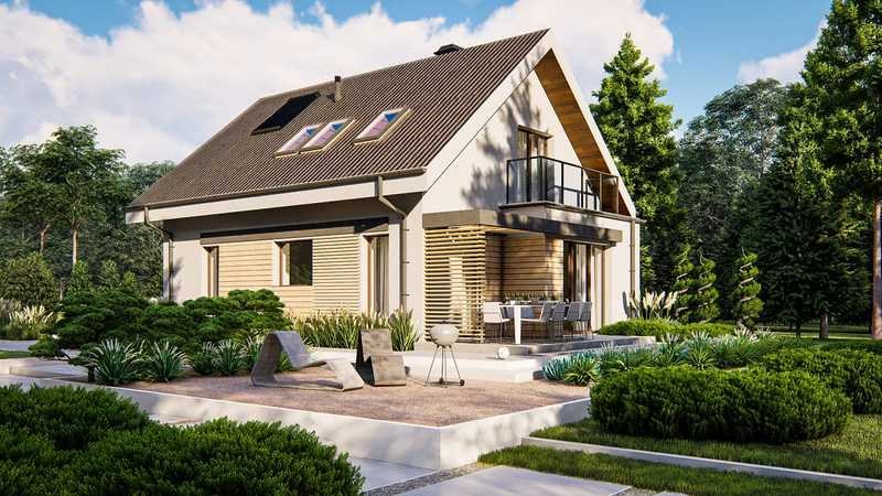 Projekt FDPL-Z302 — dom 121 m²