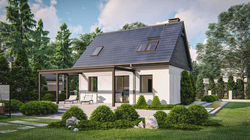 Projekt FDPL-Z39 D — dom 85 m²