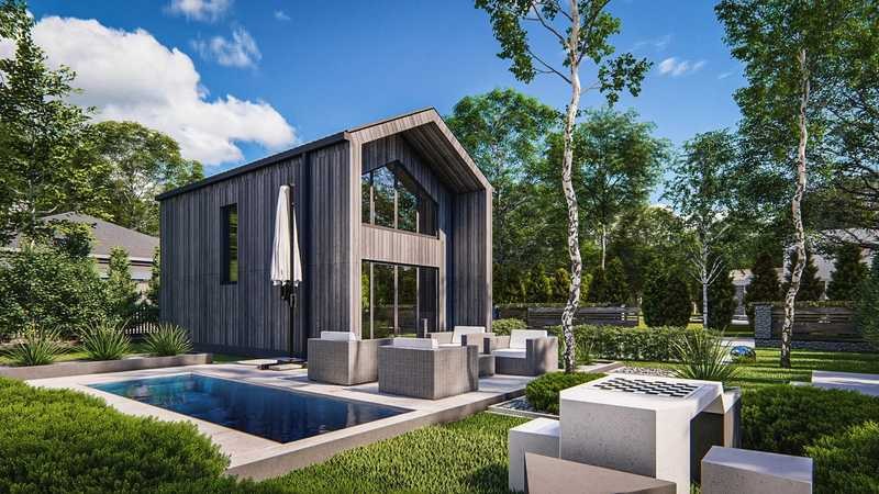 Projekt FDPL-Z455 — dom 57 m²
