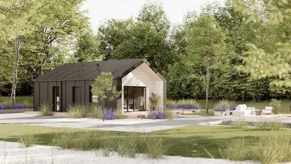 Projekt FDPL-Z524 — dom 56 m²