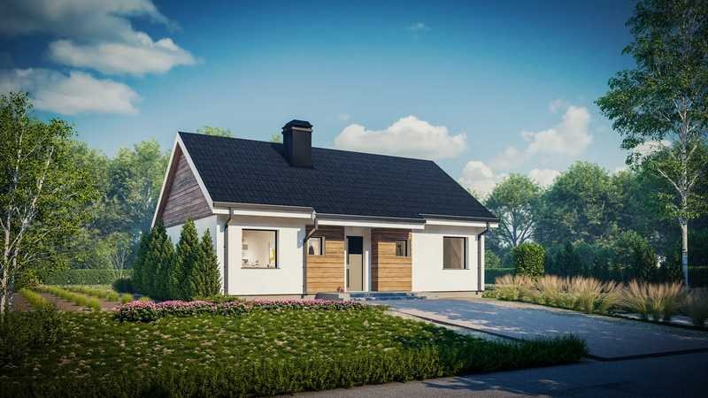 Projekt FDPL-Z7 35 — dom 80 m²