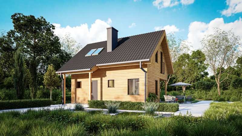 Projekt FDPL-Z71 D — dom 87 m²