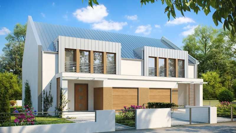 Projekt FDPL-Zb5 duo — dom 313 m²
