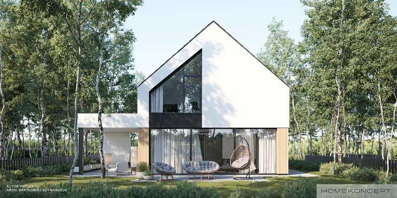 Projekt Homekoncept 101 01 — dom 178 m²
