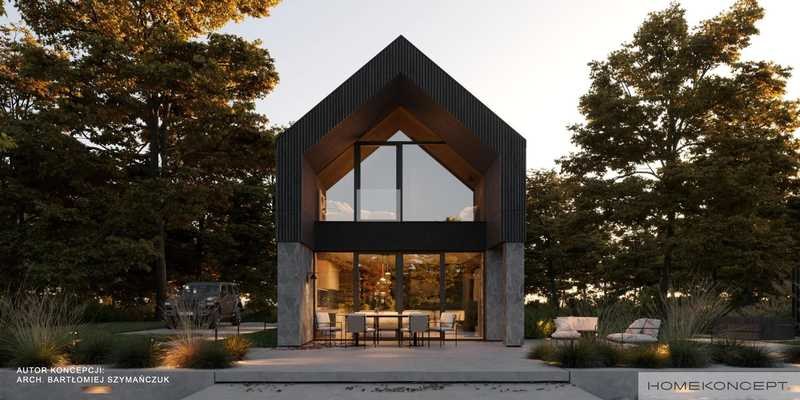 Projekt Homekoncept 129 — dom 122 m²