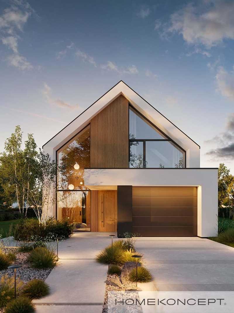 Projekt Homekoncept 130 01 — dom 263 m²