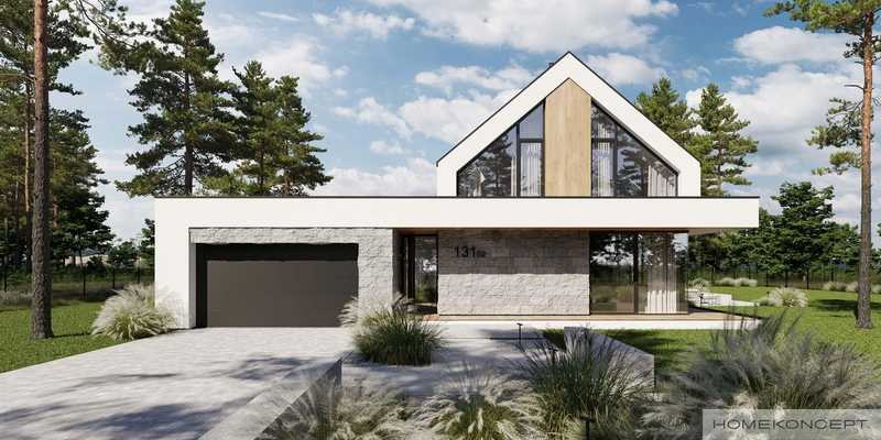 Projekt Homekoncept 131 G2 — dom 223 m²