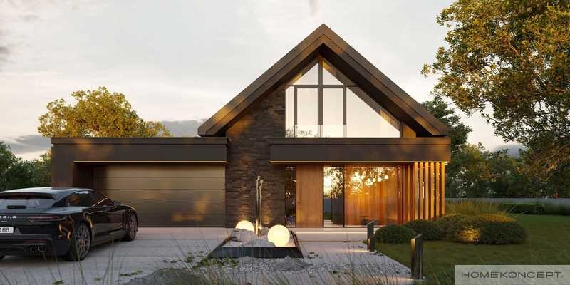 Projekt Homekoncept 166 G2 — dom 216 m²