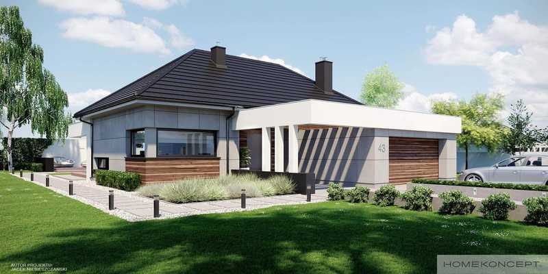 Projekt Homekoncept 43 — dom 201 m²