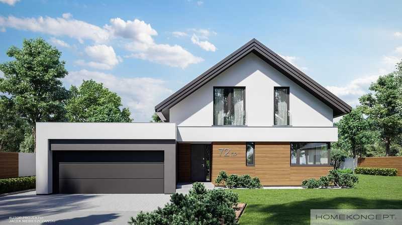 Projekt Homekoncept 72 G2 — dom 251 m²
